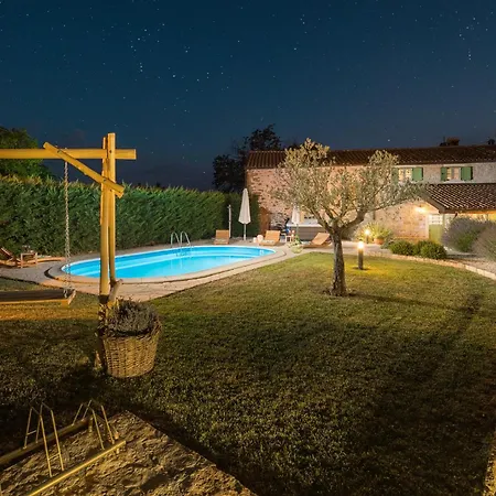 Nonni In Istria For 4 Persons With 32 M2 Private Pool, Jacuzzi, Free Bikes & Kids Playground * Prhati